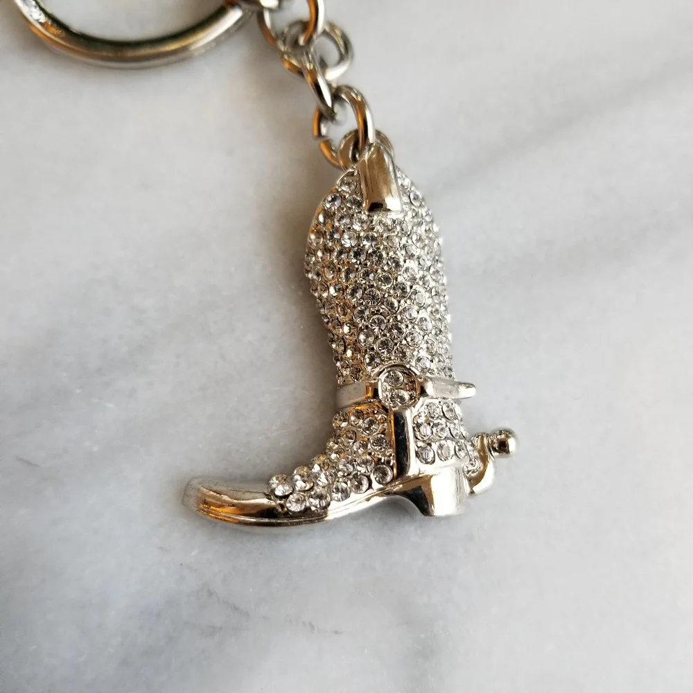 Cowboy boot key chain